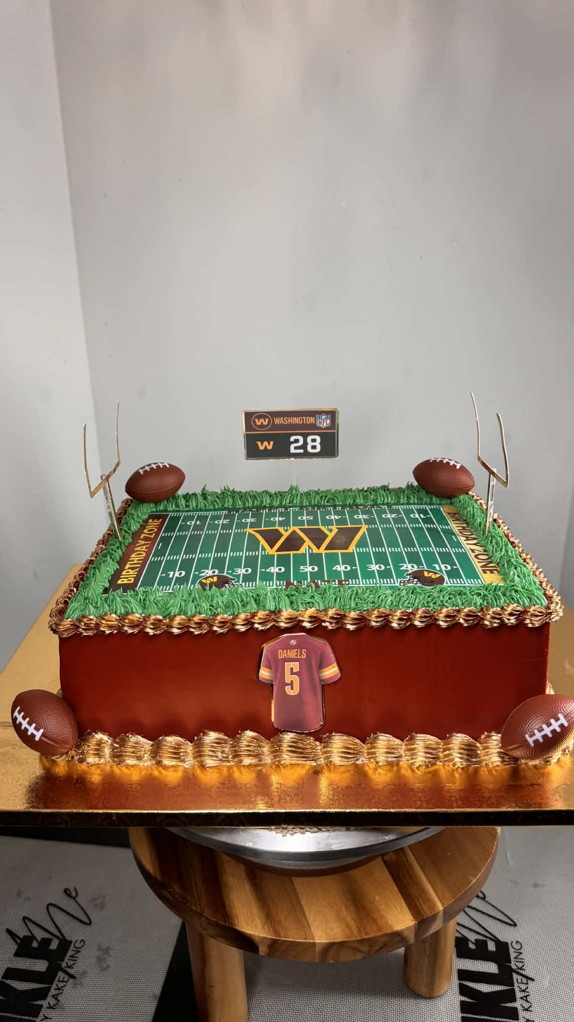 Custom Sports Theme Sweet Buttercream Cake
