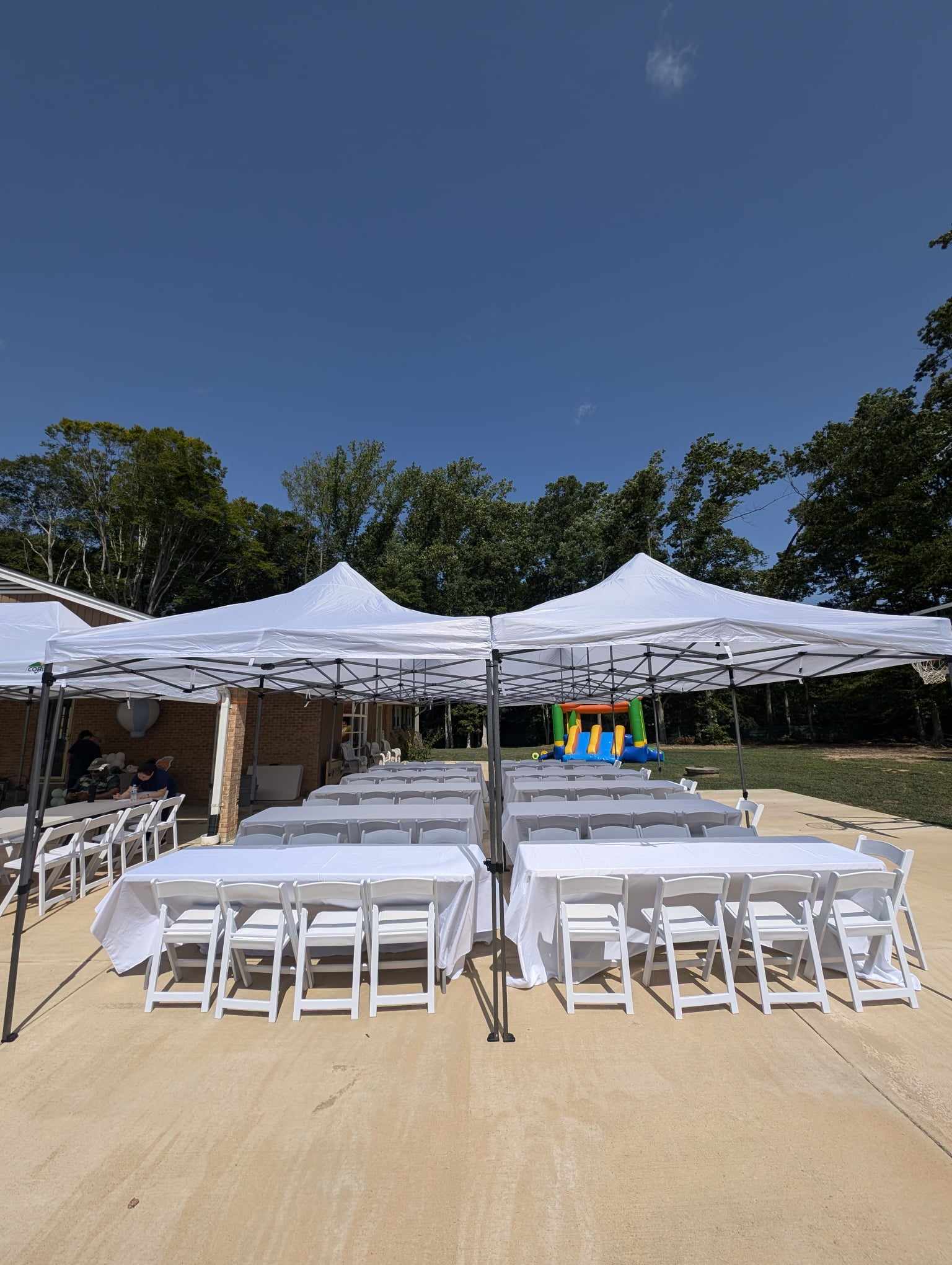 large pop up tent 10 X 30 large White pop up tent for rent