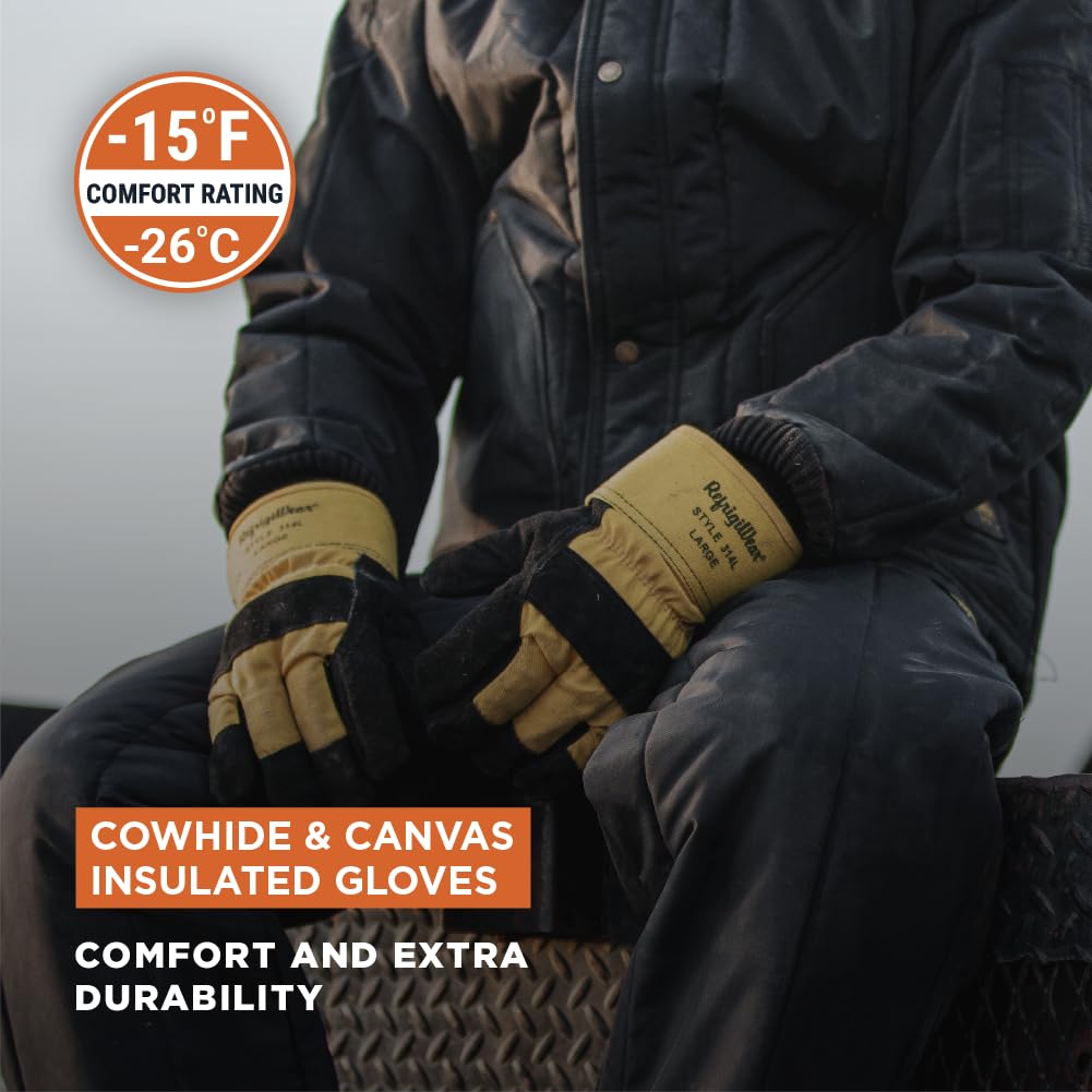 Duttyjobs Cowhide/Canvas XL Gloves