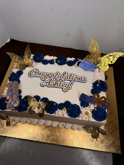 Custom Sweet Buttercream Graduation Cakes