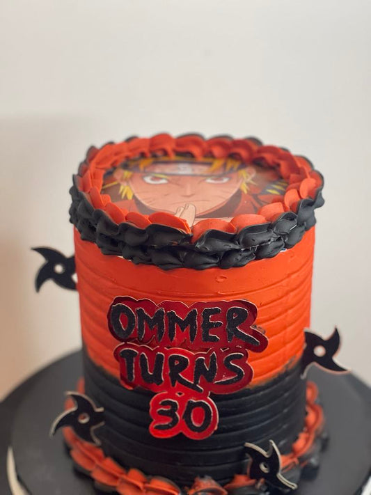 Custom Buttercream Burn Cakes