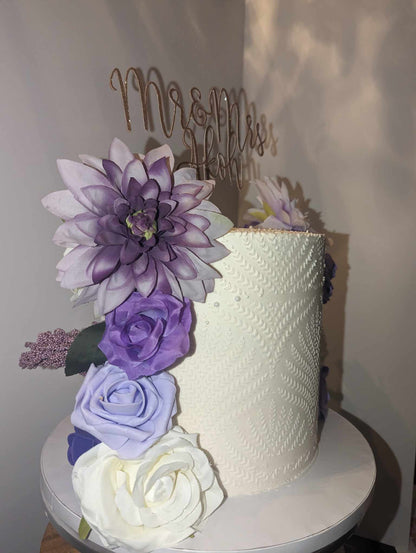 Custom Sweet Buttercream Wedding Cakes