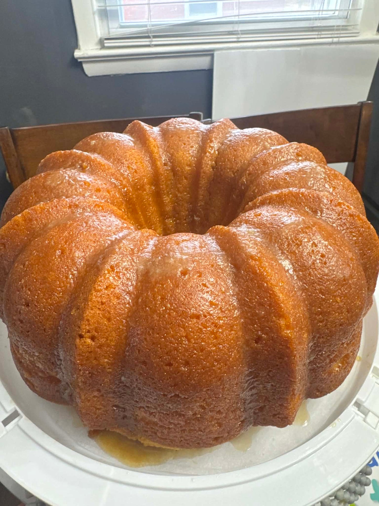 Bountiful Jamaican Rum Bundt cake