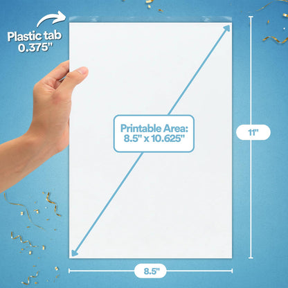 paper2eat Frosting Sheets Premium 8.5“ x 11“ – 24 count – White Edible Icing Sheets