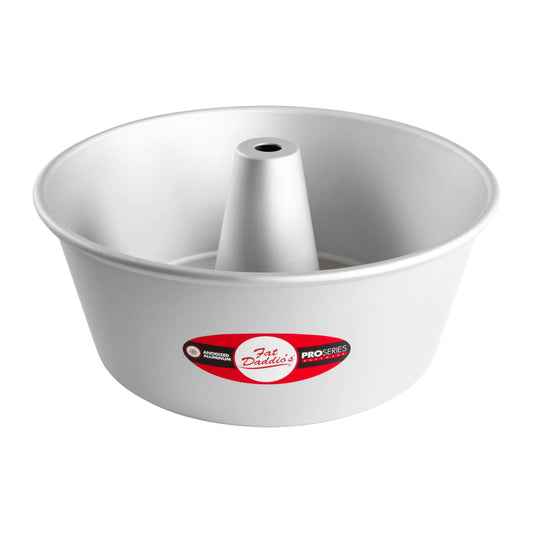 Fat Daddio's PAF-10425 Anodized Aluminum Angel Food Cake Pan, 10 Inch