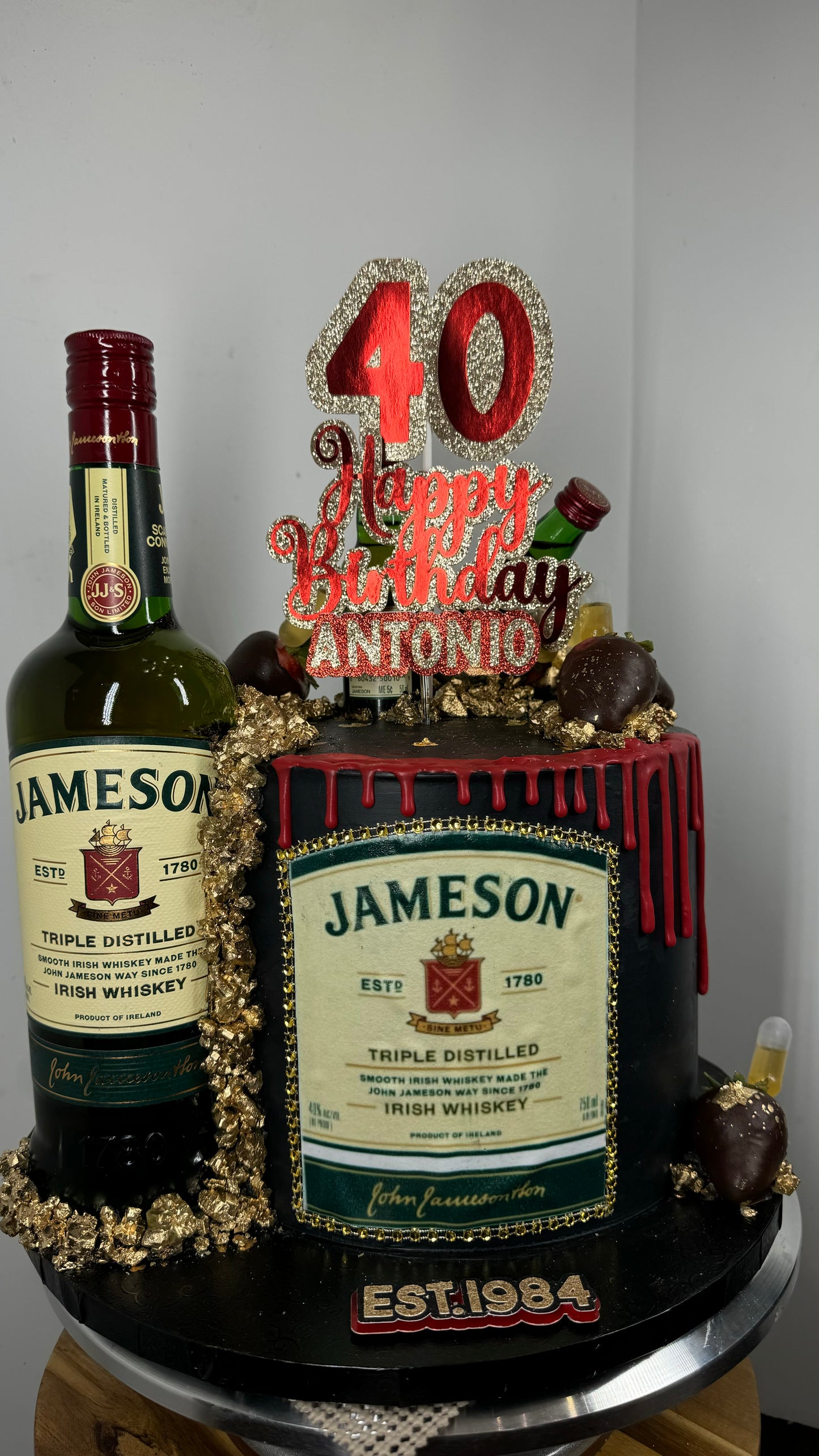 Custom Spirit Bottle Cakes