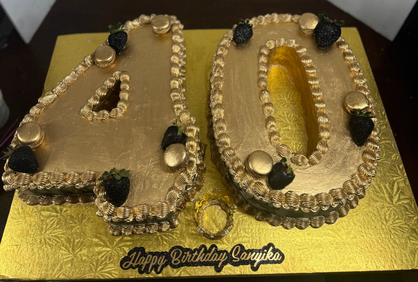 Large Buttercream Number Cakes