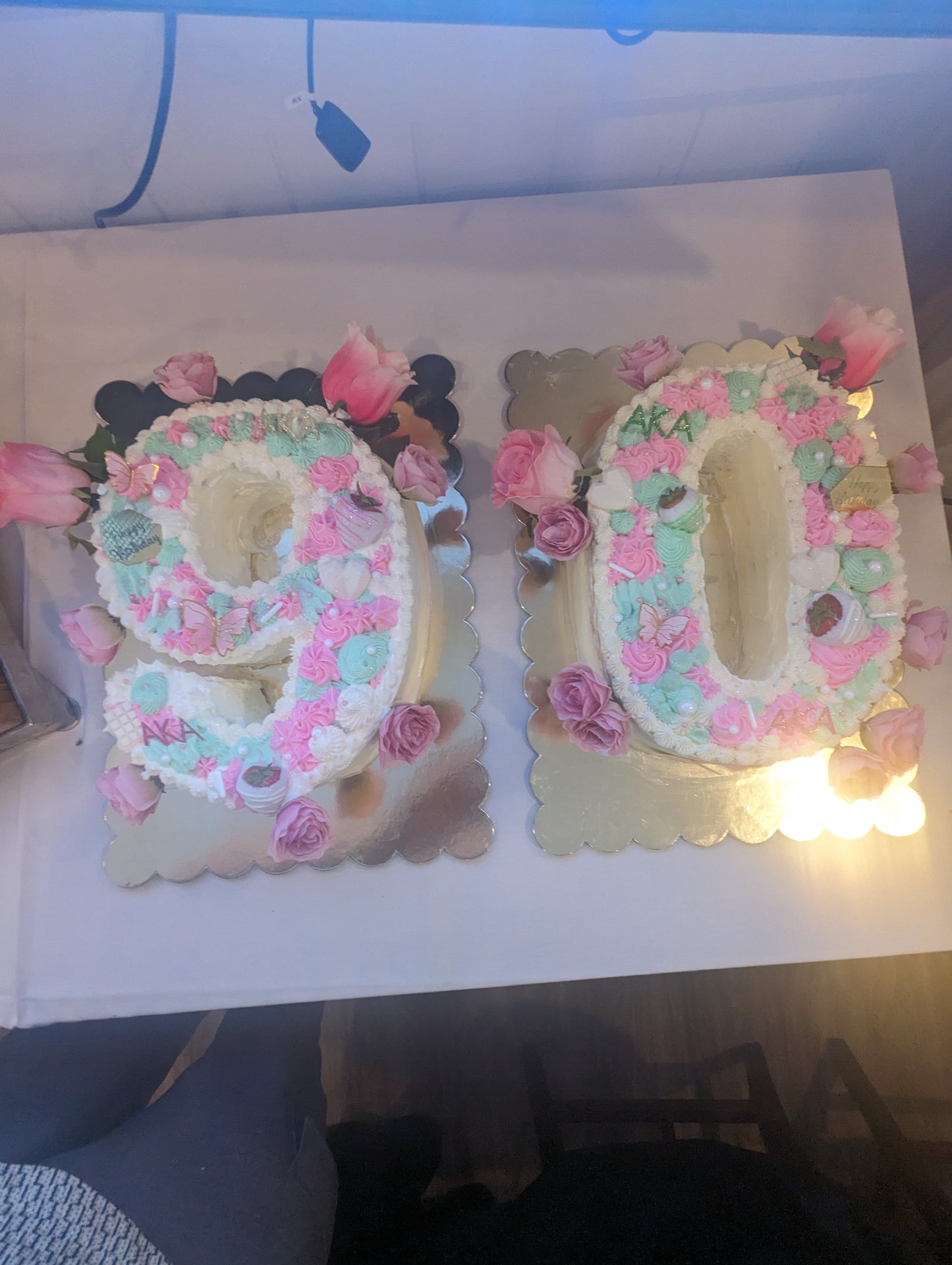 Large Buttercream Number Cakes