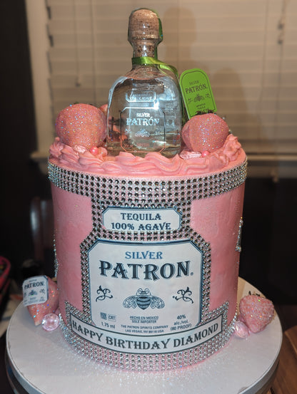 Custom Spirit Bottle Cakes