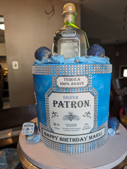 Custom Spirit Bottle Cakes