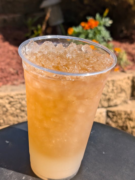 Cam Rose's Ice Cold Freshly Squeezed Peach Lemonade