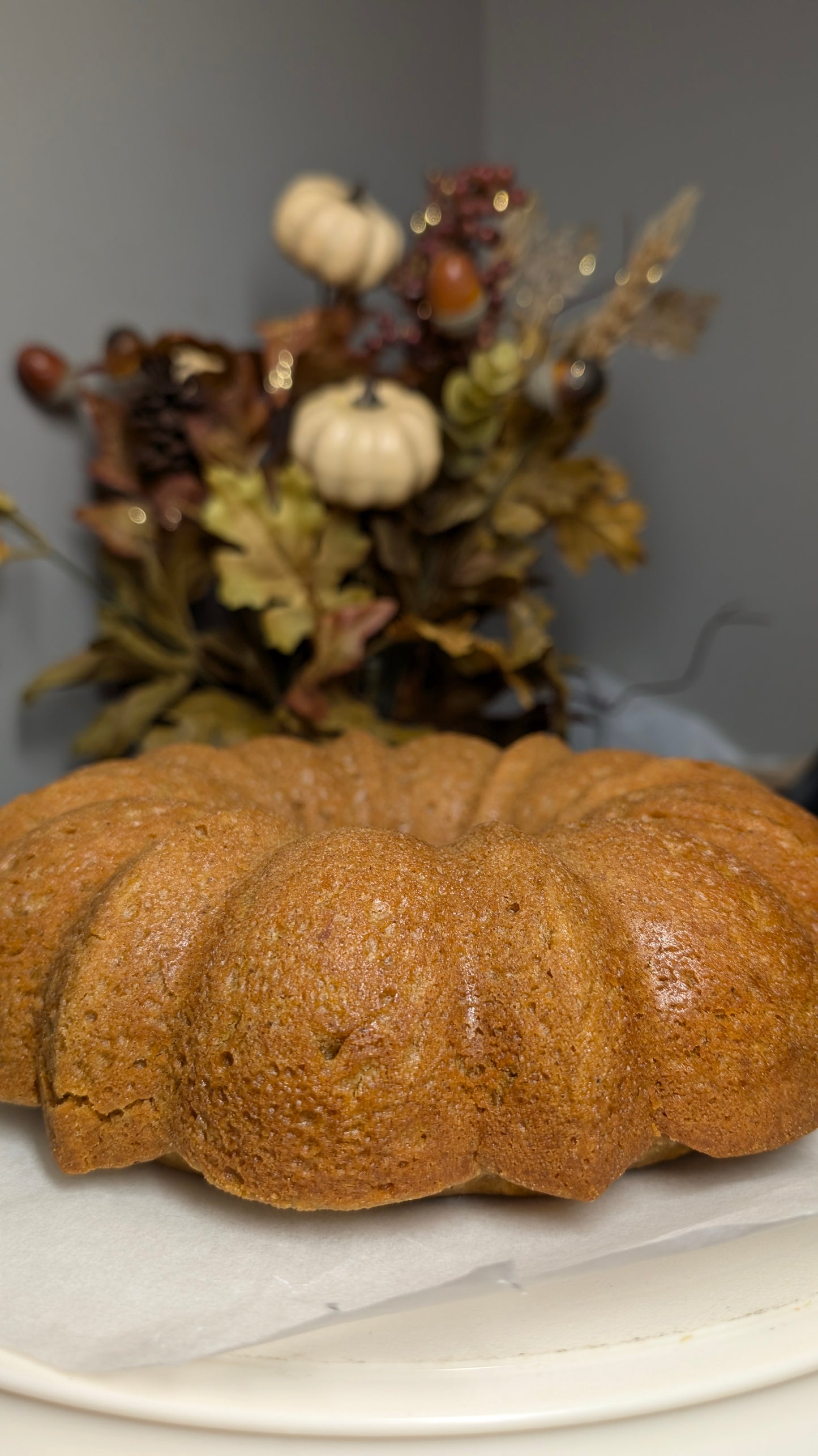 Something Sweet Potato Cake w/brown sugar glaze