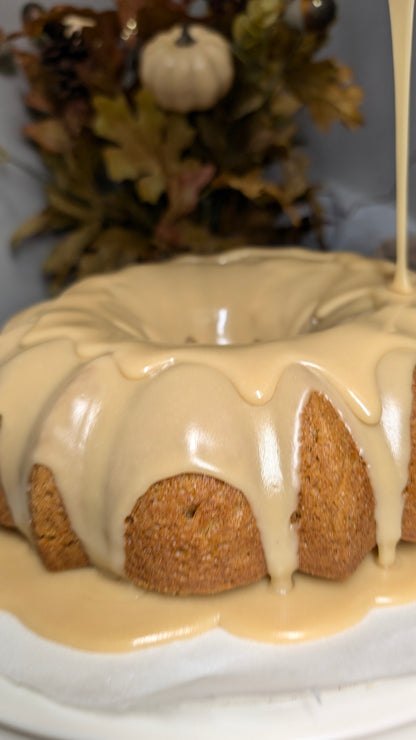 Something Sweet Potato Cake w/brown sugar glaze
