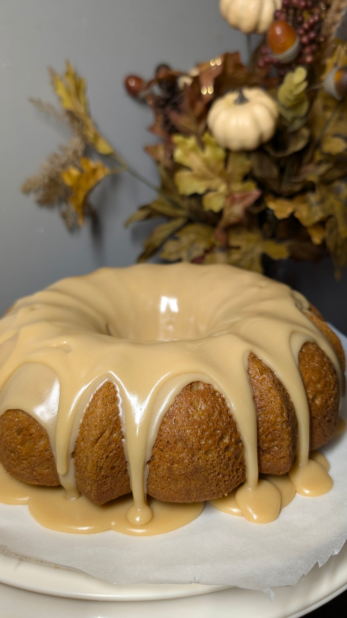 Something Sweet Potato Cake w/brown sugar glaze