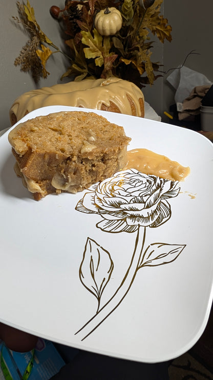 Something Sweet Potato Cake w/brown sugar glaze