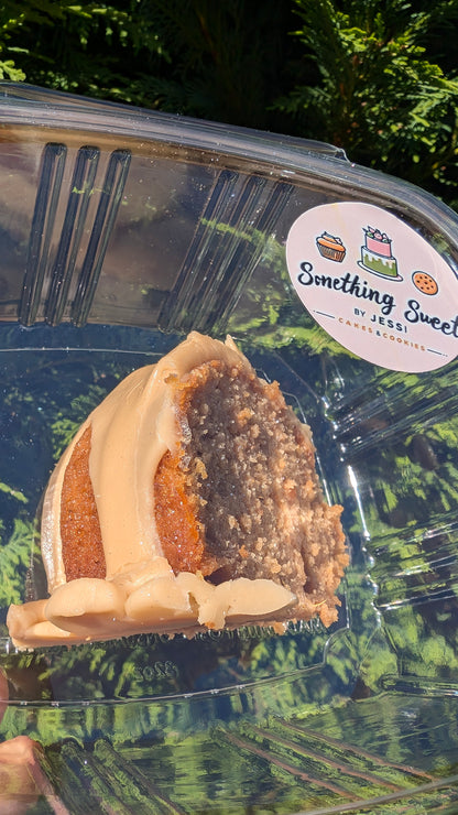 Something Sweet Potato Cake w/brown sugar glaze