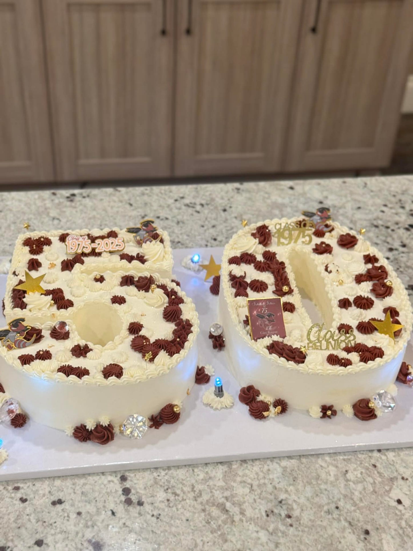 Large Buttercream Number Cakes