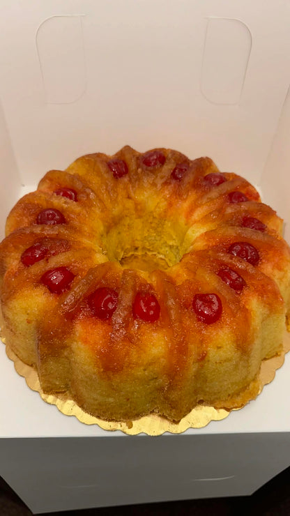 Bountiful Pineapple upside-down Bundt cake