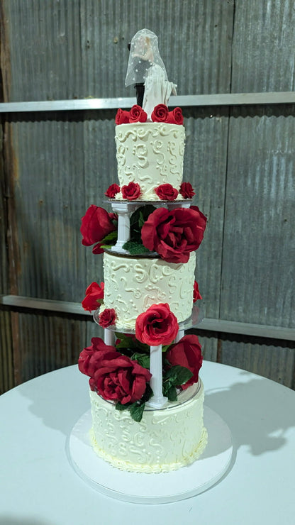 Custom Sweet Buttercream Wedding Cakes