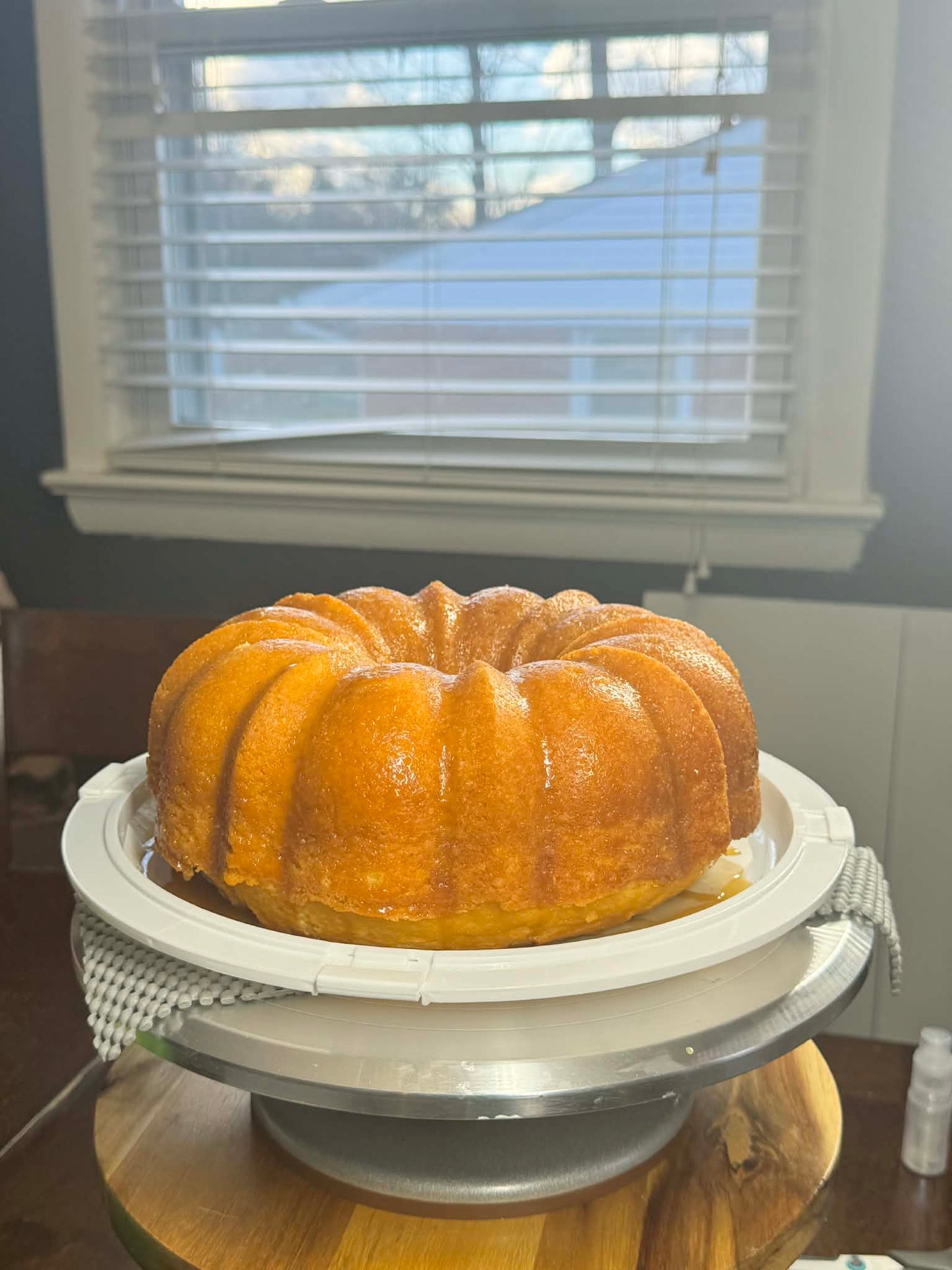 Bountiful Jamaican Rum Bundt cake