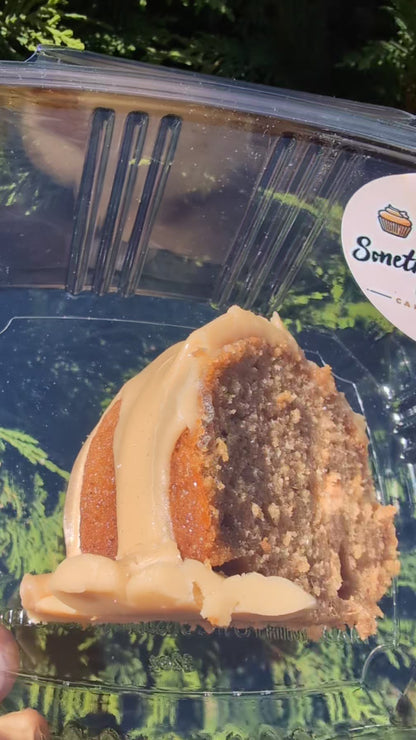 Something Sweet Potato Cake w/brown sugar glaze