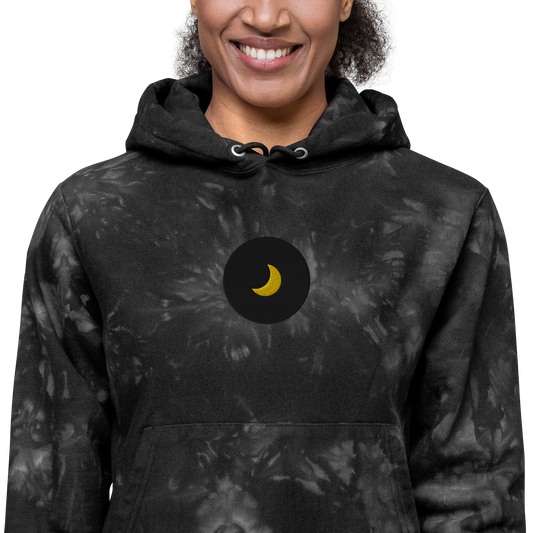 Moon Champion tie-dye hoodie