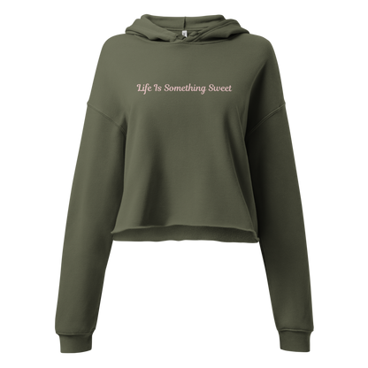 Life is Something Sweet Crop Hoodie